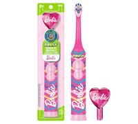 Firefly Clean N' Protect Barbie Brosse à dents avec housse antibactérienne, poils souples, pile incluse, à partir de 3 ans