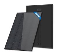 FIREFLY ENERGY 220W Monokristallines Solarpanel Solarmodul Schwarz für Wohnmobile, Boote, Anhänger, Wohnmobile, Balkonkraftwerk, Off-Grid-System