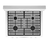 FireFly Home WFG320M0BW Protection de dessus de cuisinière à gaz Whirlpool - Ajustement personnalisé - Ultra fin et réutilisable - Protection contre les éclaboussures - Argenté