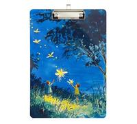 Firefly Lighting Up The Summer Night Presse-papiers personnalisés transparents pour enseignants indispensables pour salle de classe primaire 9 x 12