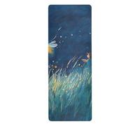 Firefly Lighting Up The Summer Tapis de yoga antidérapant pour salle de sport avec sacs 180,3 x 66 cm