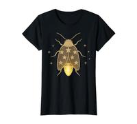 Firefly Lightning Bug Glowworm Insectes fantaisistes Entomologie T-Shirt Graphique avec Valeur, Femme, Noir, XS