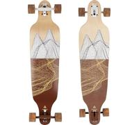 Firefly Longboard 305 Planches à roulettes Adulte Unisexe, Wood/White/Brown, Taille Unique