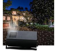 Firefly Lumières de Jardin Projecteur d'étoiles Laser Lumières de Noël,IP65 étanche,Projecteur de Paysage,Décorations Lumières de scène,avec télécommande,White