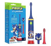 FIREFLY Play Action Sonic The Hedgehog Brosse à dents électrique interactive avec lumières, musique et jeux, piles incluses, à partir de 3 ans