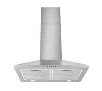 FIREGAS Hotte aspirante Murale 60cm, 3 vitesses, Moteur sans balai à économie d'énergie, 368m³/h, hotte cheminée, acier inoxydable