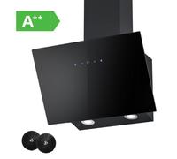Hottes Aspirantes Inclinée FIREGAS 60cm 578m³ h pour Evacuation ou Recyclage - Puissance d'aspiration élevée