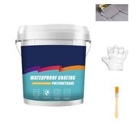 Firelye Polyurethane Waterproof Coating, Firelye Sellador, Invisible Waterproof Anti-Leakage Agent, Polyurethane Coating Sealing Glue for Bathroom, Shower, Roofs Wall, Wood (Grey,1Kg)