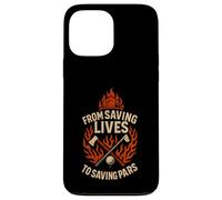 Fireman Golf - from Saving Lives - Firefighter Golfer Coque pour iPhone 13 Pro Max