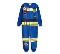 Fireman Sam Bleu Fire Suit Uniform Grenouillère Garçon