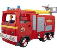 FIREMAN SAM Electronic Spray and Play Jupiter fire engine, free-wheeling with lights, sounds, water cannon, with figure playset.