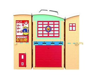 Fireman Sam Fire Rescue Centre fire station playset, figure & accessories, pre-school adventure toy, zipwire, rescue platform