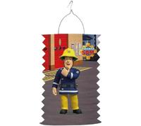Fireman Sam, Lampion décoratif 2 motifs (pompier et hélicoptère) , Diamètre 28 cm