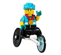 Fireman Sam Sélection : Lego Minifigures 71032 - Série 22 - Figurines à collectionner (12 - Fauteuil roulant de course)