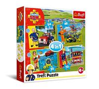 Fireman Sam TREFL 4w1 OdwaÄÄšAzny StraÄšAzak Sam/Prism A&D (34387) [Puzzle]