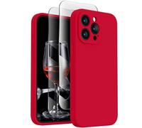 FireNova Designed for iPhone 15 Pro Max Case, 6.7", Deep Red