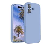 FireNova Étui Magnétique pour iPhone 17, 6.3", Light Blue | Compatible avec MagSafe, Bouton de Contrôle Caméra en Silicone Intégré, Protection Caméra, Doublure Microfibre Anti-rayures