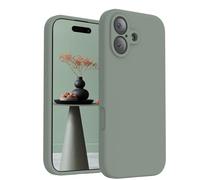 FireNova Magnetic for iPhone 17 Case, Compatible with MagSafe, [Integrated Silicone Camera Control Button] [Camera Protection] Anti-Scratch Microfiber Lining Phone Case, 6.3", Calke Green