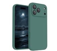 FireNova Magnetic for iPhone 17 Pro Case, Compatible with MagSafe, [Integrated Silicone Camera Control Button] [Camera Protection] Anti-Scratch Microfiber Lining Phone Case, 6.3", Midnight Green