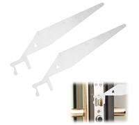 Firepick Lot de 2 outils de porte en acier inoxydable - Outil de nettoyage multi-usages - Outils de pompier portables - Pour la lutte contre les incendies et l'utilisation par les premiers