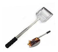 Fireplace Ash Shovel - Stainless Steel 40-54cm | Hollow Out Coal Scoop For Fireplace | Heat Resistant Fire Pit Cleaning Tool For Outdoor Use Backyard Campfire And Home Hearth Maintenance