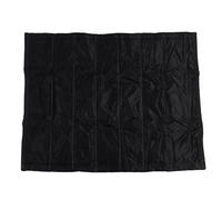 Fireplace Blanket | 2 Layer Insulated Draft Stopper for Winter/Summer | Black Oxford Fabric Cover with Hook & Loop | Blocks Heat Loss & Debris (39x32in)