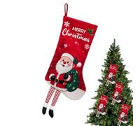 Fireplace Christmas Stockings Large - Decorations Crafts Storage Bag for