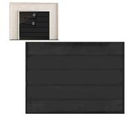 Fireplace Cover - Fireplace Draft Stopper, Strong Magnets for Iron Fireplacce Frame,Built in 12 Strong Magnet Heat Blocker Flame Retardant Fire Place Accessories for Home Indoor Living Room