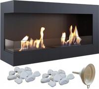 fireplace DELTA 900 pierres décoratives TÜV set