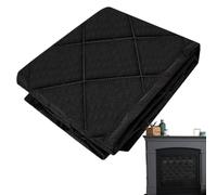 Fireplace Draft Shield - Magnetic Insulated Blanket, 81x100cm Magnetic Fireplace Draft Shield, Insulated Blanket for Heat Loss Prevention | Winter Summer Home Decor for Living Room, Bedroom, Indoor