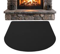 Fireplace Mat - Waterproof Fireproof Silicone Fiberglass Foldable Mat | Fireplace Fire-Resistant Grill Rug | for Garden Backyard Indoor Home Kitchen Bedroom Deck Floor Wood Stove