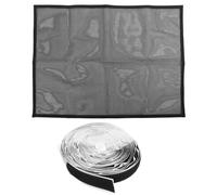 Fireplace Screen Fireplace Guard Fireplace Net Fireplace Mesh Curtain Fire Pit Screen Fire Place Cover for The Living Room (29 * 45inch)