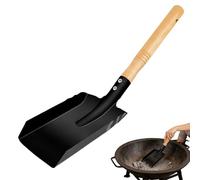 Fireplace Shovel - Wooden Handle Coal Scoop | 175g Ash Shovel For Wood Stove, Fire Pit Gardening Scoop, Coal Scop For Stove Barbecue Outdoor Garage Charcoal Backyard