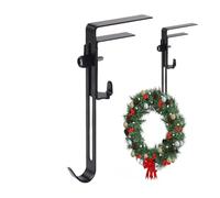 Fireplace Stocking Hanger, Metal Garland Hooks, 5.08x2.24 Inches Adjustable Mantel Holder, Christmas Decoration Accessory, Perfect for Holiday Parties, Apartments, Seasonal Festivities, Home Display