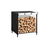 fireplace tools, Housse de rangement extérieure for bûcher avec sac intégré, robuste et imperméable, for cheminée, foyer et tas de bois.,for Fireplace(122x60x104CM)