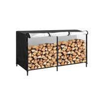 fireplace tools, Housse de rangement extérieure for bûcher avec sac intégré, robuste et imperméable, for cheminée, foyer et tas de bois.,for Fireplace(244x60x104CM)