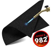 Fireproof Mat 40 x 32 cm-Fireplace Protection,Barbecue Floor Protection Mat,Fire Plate,Fire Blanket,Fire Protection Mat-922°C