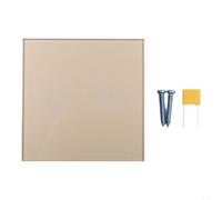 Fireproof PC Shell Touch Switch 110-240V LED Indicator(gold) | Fireproof PC material, prevents accidental fire, high heat resistance, shell, safe for family