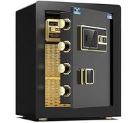 Fireproof Waterproof Cabinet Safes Electronic Digital Security Wall Safe Box Cashngbox with Number Keys Emergency Lock for Home Office/Coffee