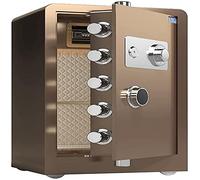 Fireproof Waterproof Safe Electronic Digital Security Bedside Cabinet Invisible Safety Box,Biometric Fingerprint Home Steel Safe,for Office Hotel Jewelry Cash Medi