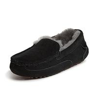 Fireside by Dearfoams mens Melbourne Slipper, Black, 10 US