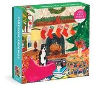 Galison Puzzle Fireside Friends – 1000 pièces – boîte carrée