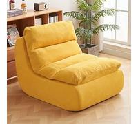 FiresideChairCompressedBeanBagSofaCozyModularSofa BedforLivingRoom&OfficeComfortableSingleCorner Sofa RelaxingLoungeChair