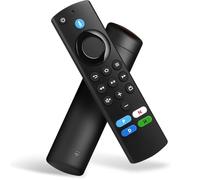 Firestick Télécommande de rechange compatible avec les téléviseurs Fire-Smart Stick 4K (1ère/2ème génération) et Cube, TV Stick Lite/HD, Smart TV 3e génération, Stick 4K Max 2e génération avec voix