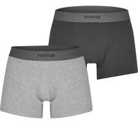 Firetrap 2 Pack Trunks Mens Gris/Gris chiné Petit Male