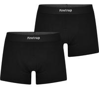 Firetrap 2 Pack Trunks Mens Noir / Noir Grand Male