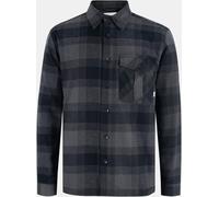 Firetrap Anthm Long-Sleeve Patterned Shirt Noir XL Male