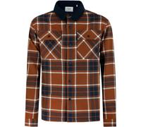 Firetrap Borg Check Overshirt Mens Rouille 2XL Male