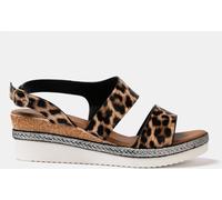 Firetrap Firetrap Ella Ladies Back-Strap Wedge Sandals Léopard 4 (37) Female