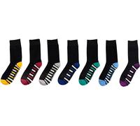 Firetrap Formal Socks 7 Pack Mens Semelle de couleur Tailles 7 à 11 pour hommes Male